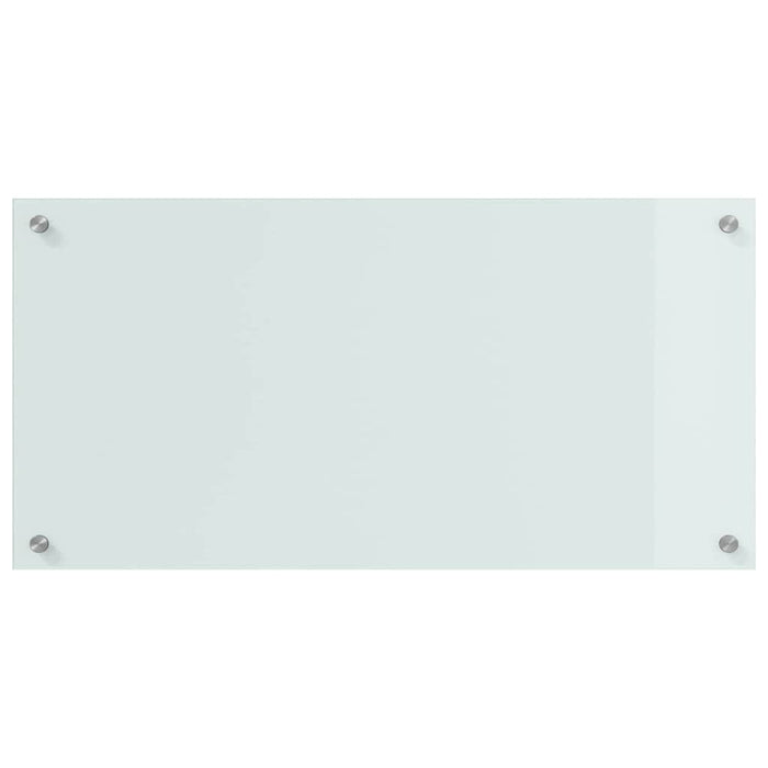 Rivestimento da Cucina Bianco 80 x 40 x 0.8 cm vetro temperato 3415521