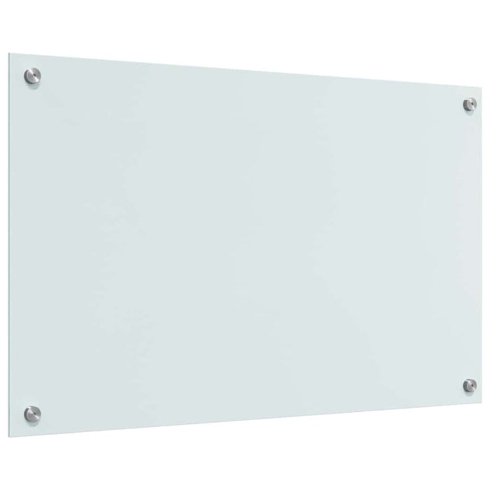 Rivestimento da Cucina Bianco 80 x 50 x 0.8 cm vetro temperato 3415522