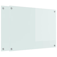 Rivestimento da Cucina Bianco 80 x 60 x 0.8 cm vetro temperato 3415523