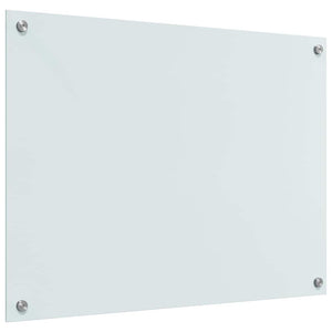 Rivestimento da Cucina Bianco 80 x 60 x 0.8 cm vetro temperato 3415523