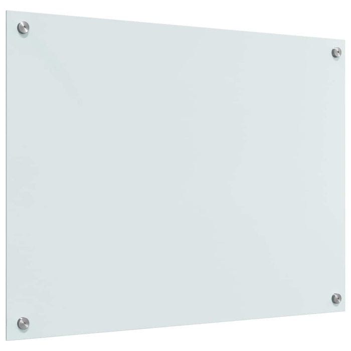 Rivestimento da Cucina Bianco 80 x 60 x 0.8 cm vetro temperato 3415523