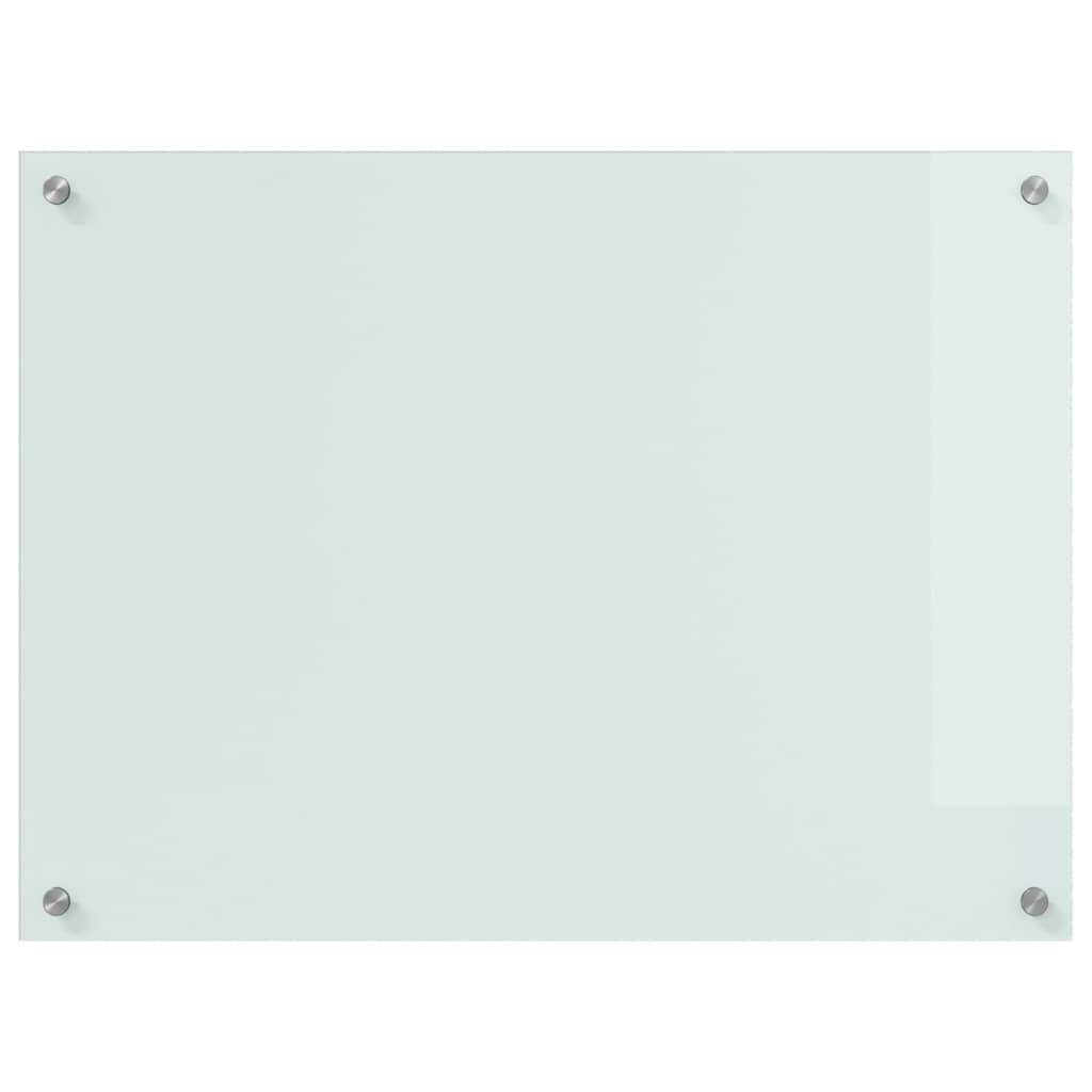 Rivestimento da Cucina Bianco 80 x 60 x 0.8 cm vetro temperato 3415523