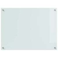 Rivestimento da Cucina Bianco 80 x 60 x 0.8 cm vetro temperato 3415523