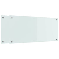 Rivestimento da Cucina Bianco 90 x 40 x 0,8 cm vetro temperato 3415524