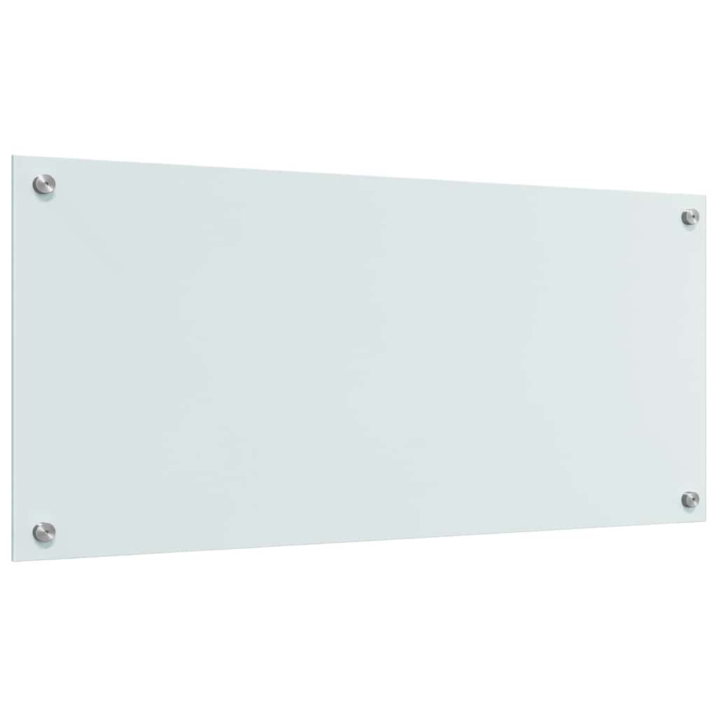 Rivestimento da Cucina Bianco 90 x 40 x 0,8 cm vetro temperato 3415524