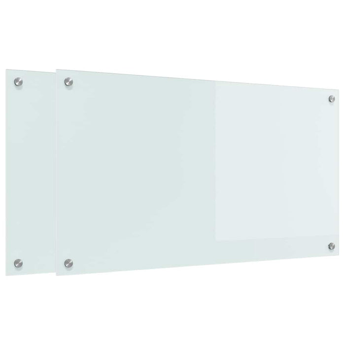 Rivestimento da Cucina Bianco 90 x 50 x 0.8 cm vetro temperato 3415525