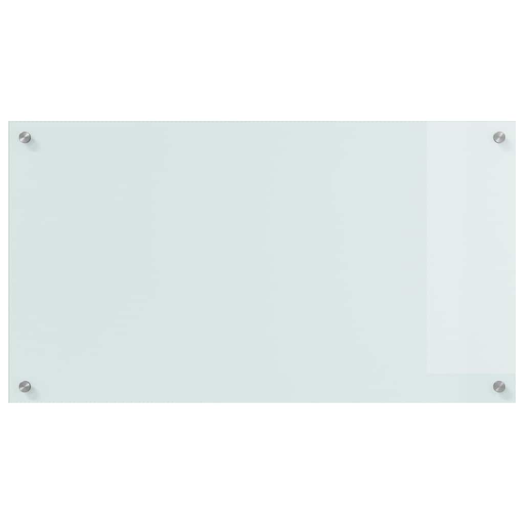 Rivestimento da Cucina Bianco 90 x 50 x 0.8 cm vetro temperato 3415525