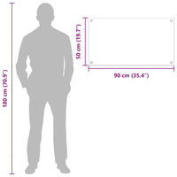 Rivestimento da Cucina Bianco 90 x 50 x 0.8 cm vetro temperato 3415525