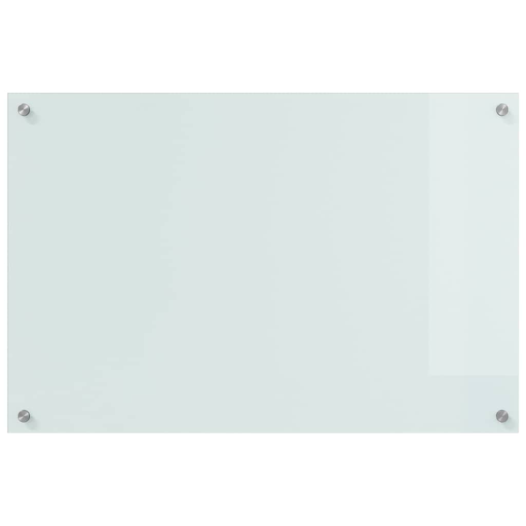 Rivestimento da Cucina Bianco 90 x 60 x 0.8 cm vetro temperato 3415526