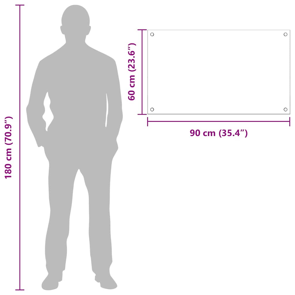 Rivestimento da Cucina Bianco 90 x 60 x 0.8 cm vetro temperato 3415526