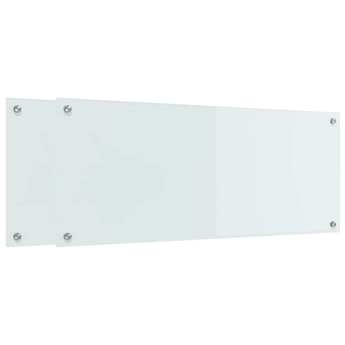 Rivestimento da Cucina Bianco 100 x 40 x 0.8 cm vetro temperato 3415527