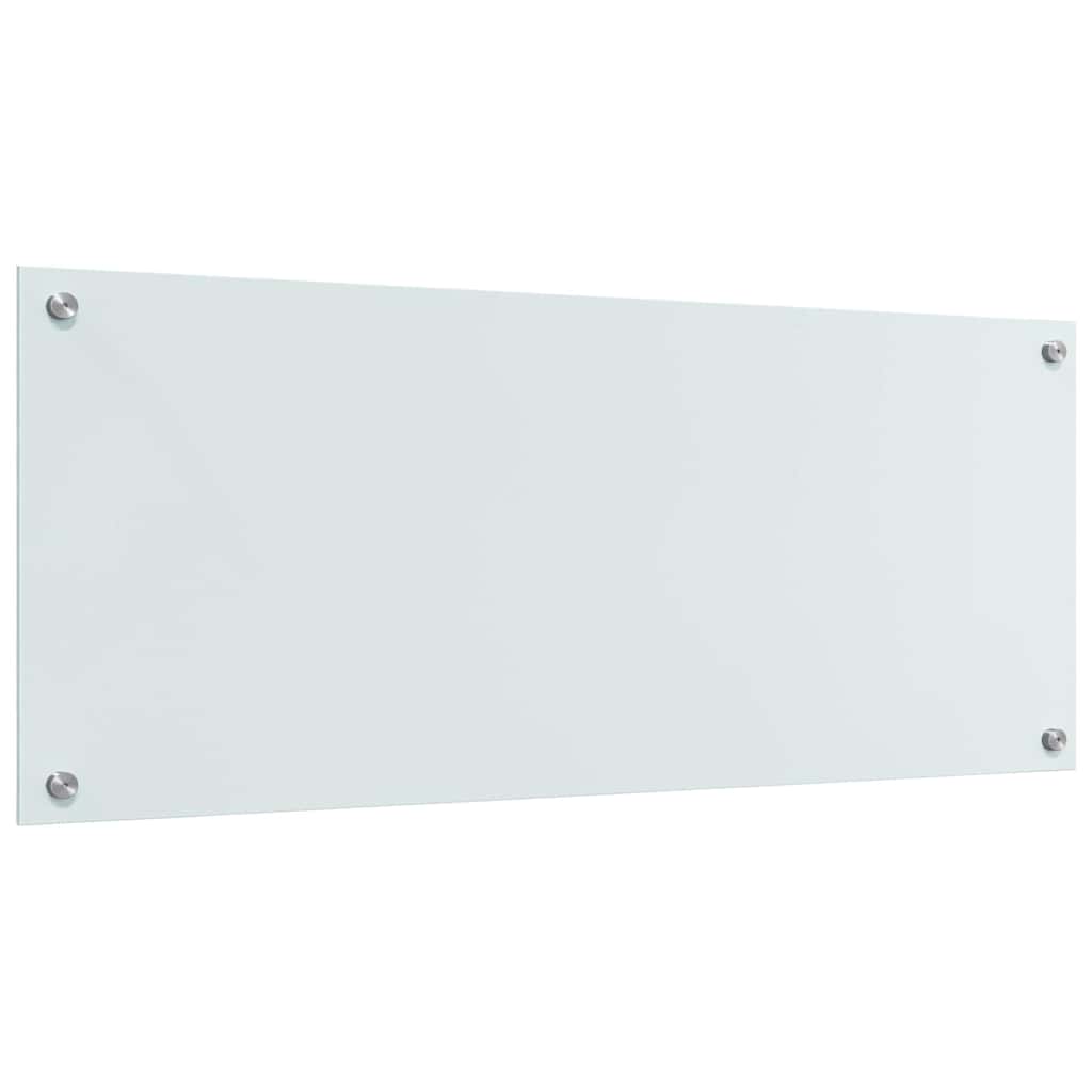 Rivestimento da Cucina Bianco 100 x 40 x 0.8 cm vetro temperato 3415527