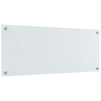 Rivestimento da Cucina Bianco 100 x 40 x 0.8 cm vetro temperato 3415527