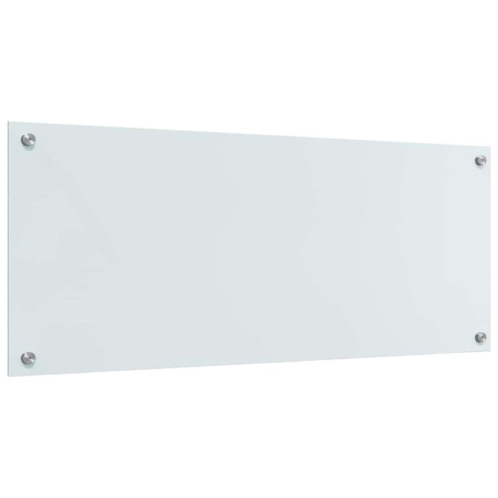 Rivestimento da Cucina Bianco 100 x 40 x 0.8 cm vetro temperato 3415527