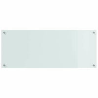 Rivestimento da Cucina Bianco 100 x 40 x 0.8 cm vetro temperato 3415527