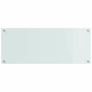 Rivestimento da Cucina Bianco 100 x 40 x 0.8 cm vetro temperato 3415527