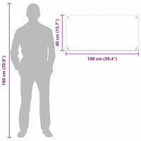 Rivestimento da Cucina Bianco 100 x 40 x 0.8 cm vetro temperato 3415527