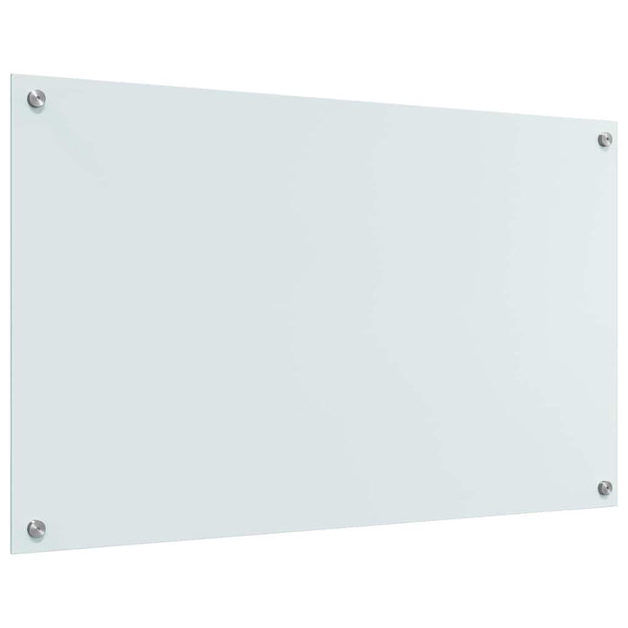 Rivestimento da Cucina Bianco 100 x 60 x 0.8 cm vetro temperato 3415529
