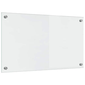 Rivestimento da Cucina 2 pz-Set di 2 Paraschizzi per Cucina Trasparente 70 x 40 cm