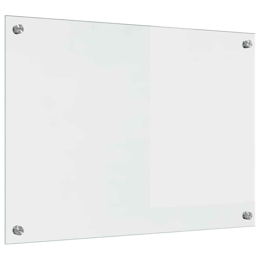 Rivestimento da Cucina 2 pz-Set di 2 Paraschizzi per Cucina Trasparente 70 x 50 cm