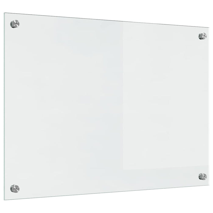 Rivestimento da Cucina 2 pz-Set di 2 Paraschizzi per Cucina Trasparente 70 x 50 cm