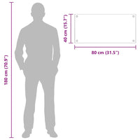 Rivestimento da Cucina Trasparente 80 x 40 x 0.8 cm 3415533