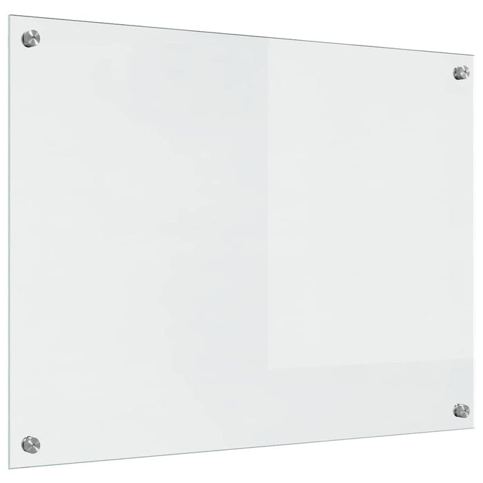 Rivestimento da Cucina 2 pz-Set di 2 Paraschizzi per Cucina Trasparente 80 x 60 cm