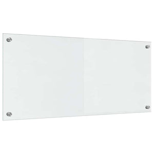 Rivestimento da Cucina 2 pz-Set di 2 Paraschizzi per Cucina Trasparente 90 x 40 cm 843496