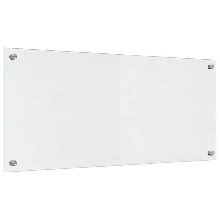 Rivestimento da Cucina 2 pz-Set di 2 Paraschizzi per Cucina Trasparente 90 x 40 cm 843496