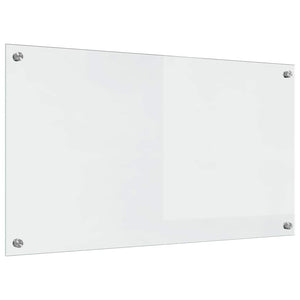 Rivestimento da Cucina 2 pz-Set di 2 Paraschizzi per Cucina Trasparente 90 x 50 cm 448803