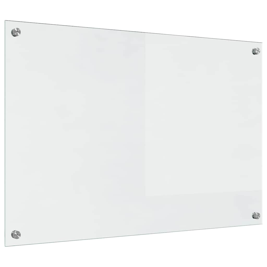 Rivestimento da Cucina 2 pz-Set di 2 Paraschizzi per Cucina Trasparente 90 x 60 cm 805031