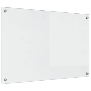 Rivestimento da Cucina 2 pz-Set di 2 Paraschizzi per Cucina Trasparente 90 x 60 cm 805031