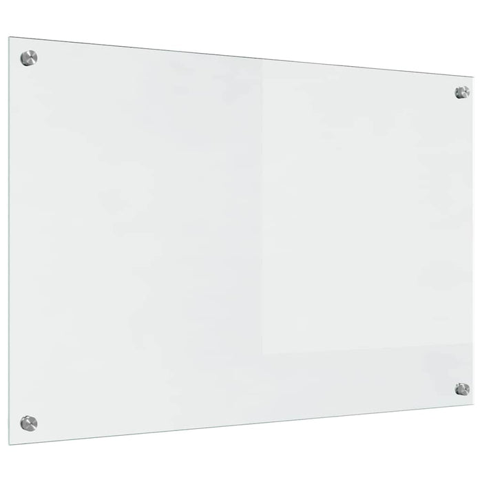 Rivestimento da Cucina 2 pz-Set di 2 Paraschizzi per Cucina Trasparente 90 x 60 cm 805031