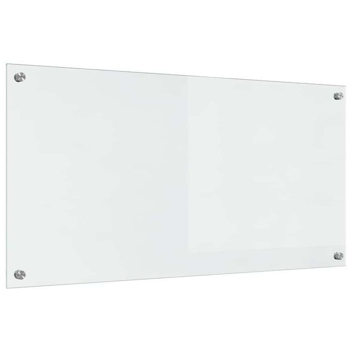 Rivestimento da Cucina 2 pz-Set di 2 Paraschizzi per Cucina Trasparente 100 x 50 cm 178681