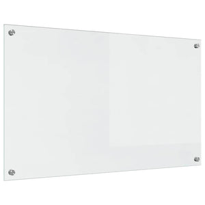 Rivestimento da Cucina 2 pz-Set di 2 Paraschizzi per Cucina Trasparente 100 x 60 cm 127314