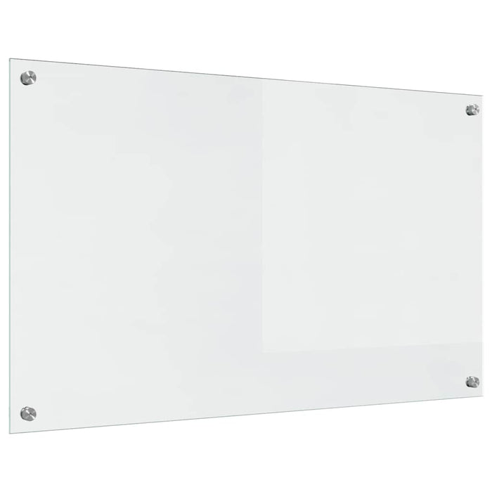 Rivestimento da Cucina 2 pz-Set di 2 Paraschizzi per Cucina Trasparente 100 x 60 cm 127314