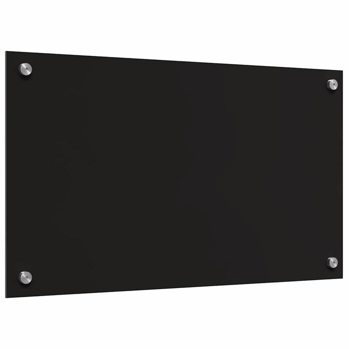 Rivestimento da Cucina Nero 70 x 40 x 0.8 cm vetro temperato 3415542