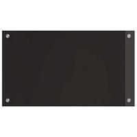 Rivestimento da Cucina Nero 70 x 40 x 0.8 cm vetro temperato 3415542