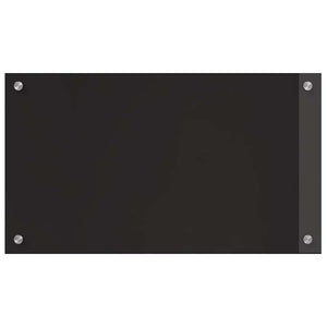 Rivestimento da Cucina Nero 70 x 40 x 0.8 cm vetro temperato 3415542