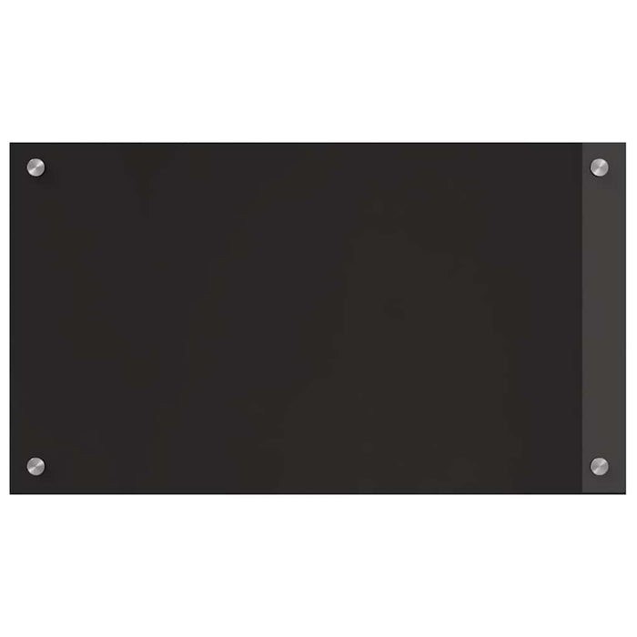 Rivestimento da Cucina Nero 70 x 40 x 0.8 cm vetro temperato 3415542