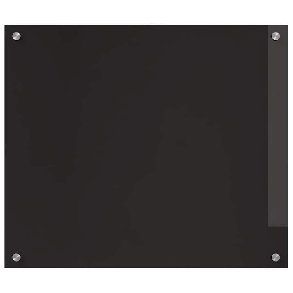 Rivestimento da Cucina Nero 70 x 60 x 0.8 cm vetro temperato 3415544