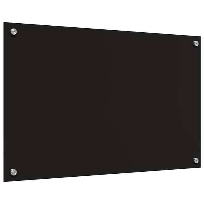 Rivestimento da Cucina Nero 80 x 50 x 0.8 cm vetro temperato 3415546