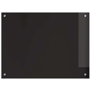 Rivestimento da Cucina Nero 80 x 60 x 0.8 cm vetro temperato 3415547