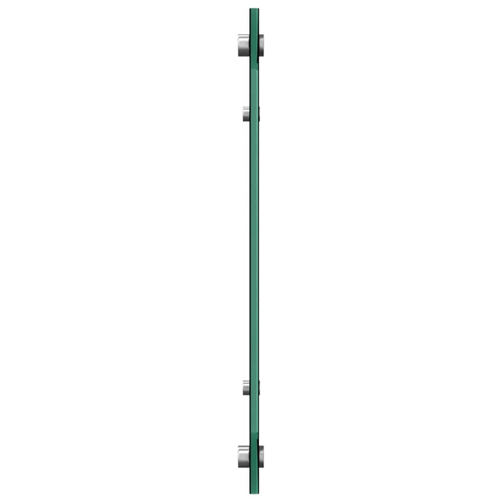 Rivestimento da Cucina 2 pz-Set di 2 Paraschizzi per Cucina Nero 90 x 40 cm vetro temperato 422797