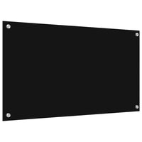 Rivestimento da Cucina Nero 90 x 50 x 0.8 cm vetro temperato 3415549