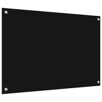 Rivestimento da Cucina Nero 90 x 60 x 0.8 cm vetro temperato 3415550