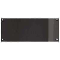 Rivestimento da Cucina Nero 100 x 40 x 0.8 cm vetro temperato 3415551