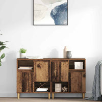 Sideboards 2 pcs Legno vecchio 60 x 35 x 70 cm 3415555