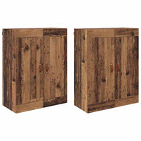Armadietti a Muro 2 pcs Legno vecchio 69,5 x 34 x 90 cm 3415556