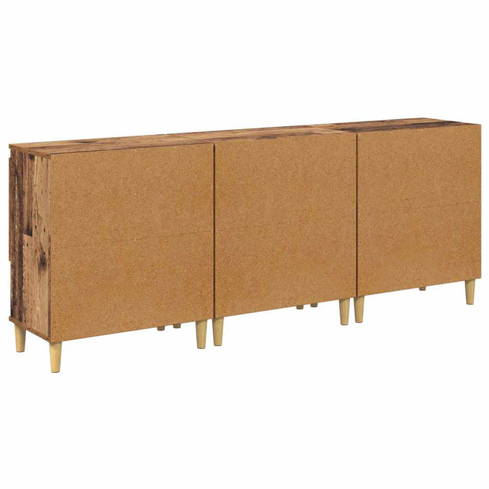 Sideboards 3 pcs Legno vecchio 60 x 35 x 70 cm 3415559